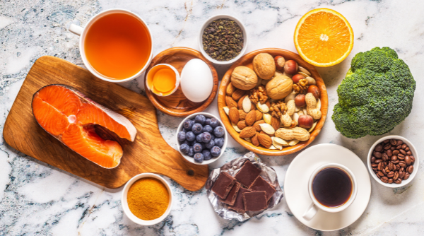 Alimentação equilibrada.