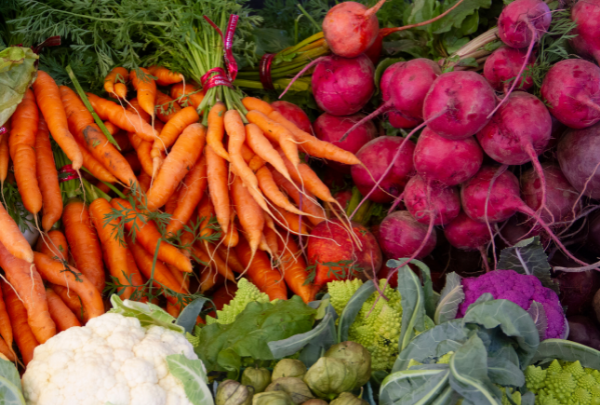 Dicas de vegetais para o café da manhã.