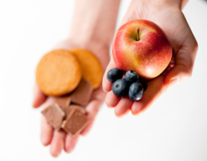 Encontre o equilíbrio na alimentação.